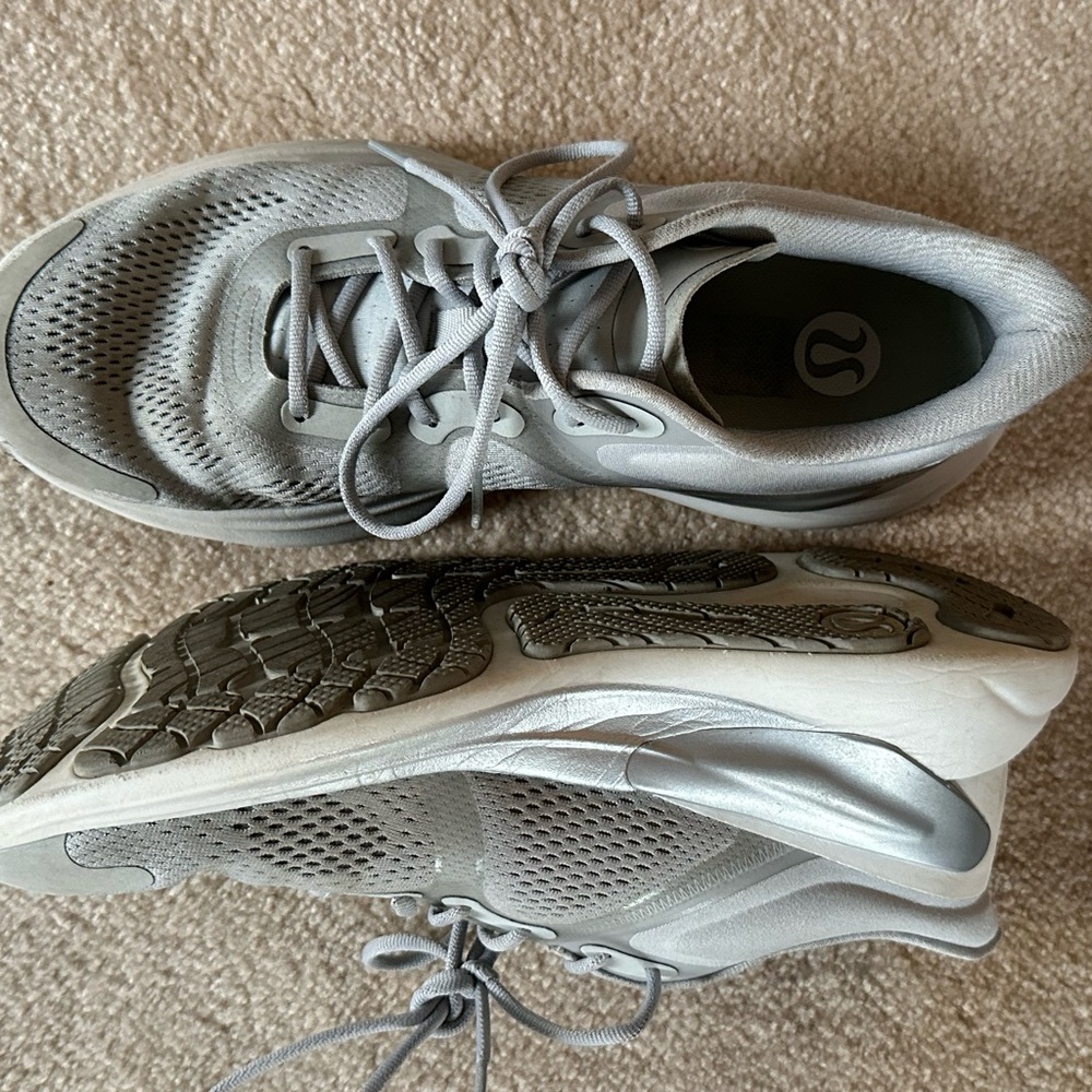 lululemon athletica Gray Athletic Shoes